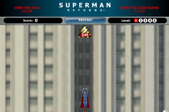 Superman Returns Save Metropolis game