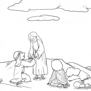 Matthew 17:1-9 Transfiguration-Free-Bible-Coloring-Pages-Story-Art-for-Kids-Religious-Christian-Art-Sheet-for-Children