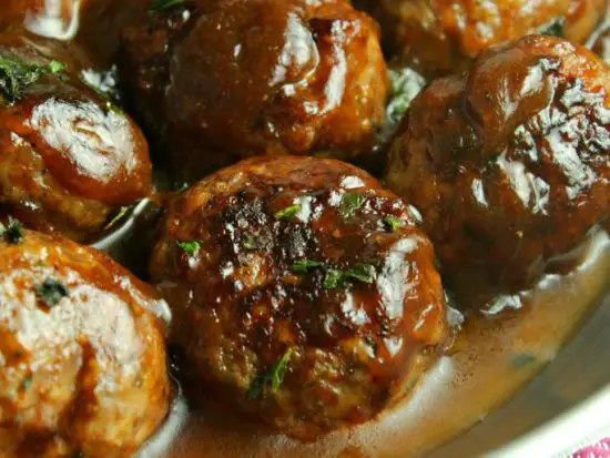 20-Minute Chinese Port Meatballs