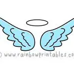 Easy To Draw Cartoon Angel Wings for Young Kids (Step By Step)
