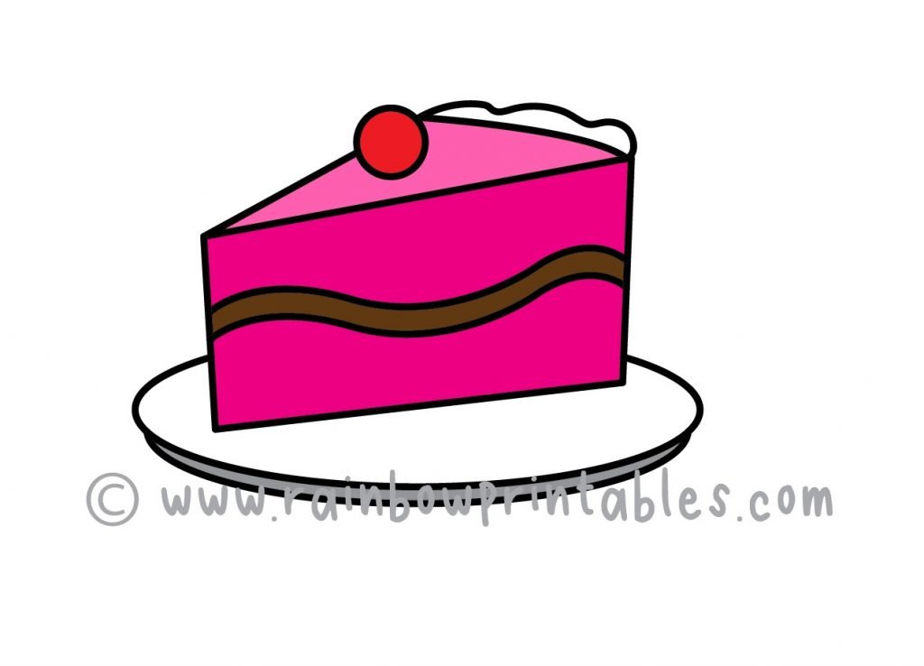 easy cake drawings