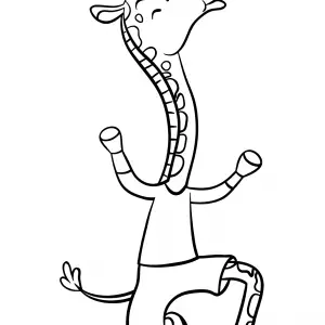 Giraffe Coloring Pages Free Album