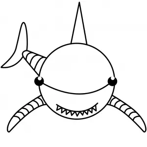 Free Shark Coloring Pages for Kids Album Set