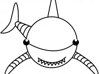 Free Shark Coloring Pages for Kids Album Set