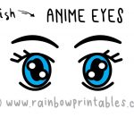 How To Draw Japanese Cartoon "Anime" Eyes (Step By Step for Small Kids)