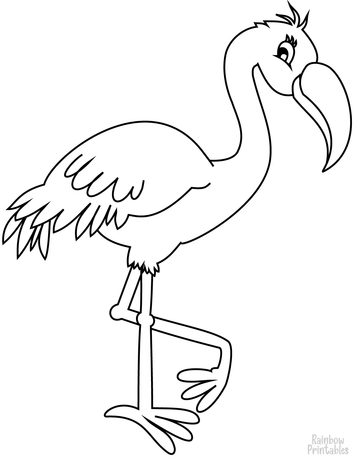 Easy-Simple-flamingo-coloring-page-activities-for-kids