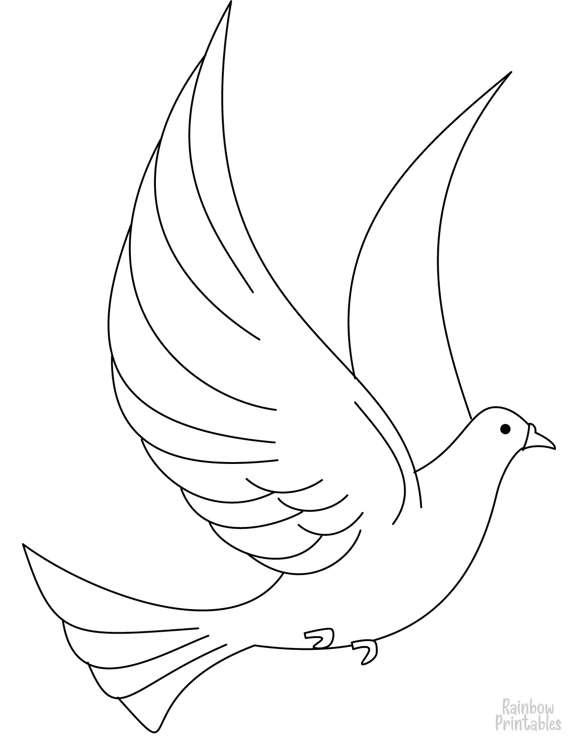 Easy-Simple-flying-dove-coloring-page-activities-for-kids