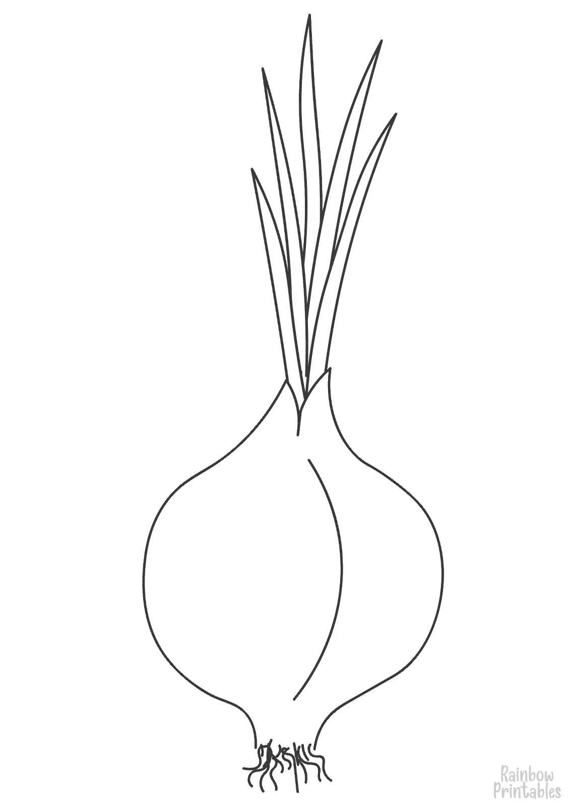 ONION Clipart Coloring Pages Line Art Drawings for Kids-01