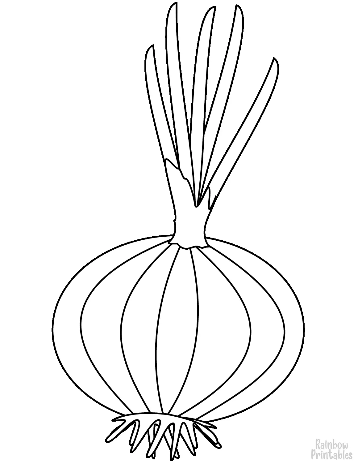 ONION Clipart Coloring Pages Line Art Drawings for Kids-01