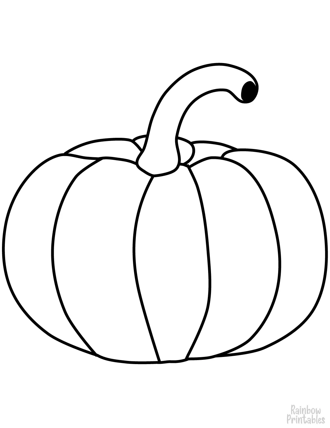 FRUIT PUMPKIN Clipart Coloring Pages Line Art Drawings for Kids-01