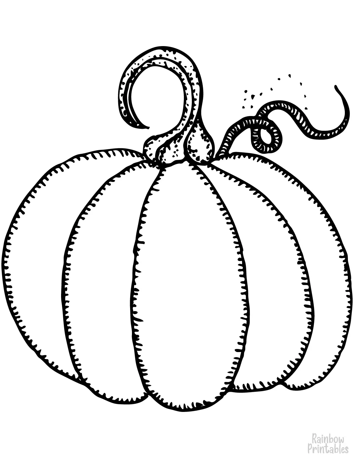 MAGIC Pumpkin Halloween Line Art Drawing Set Free Activity Coloring Pages for Kids-02