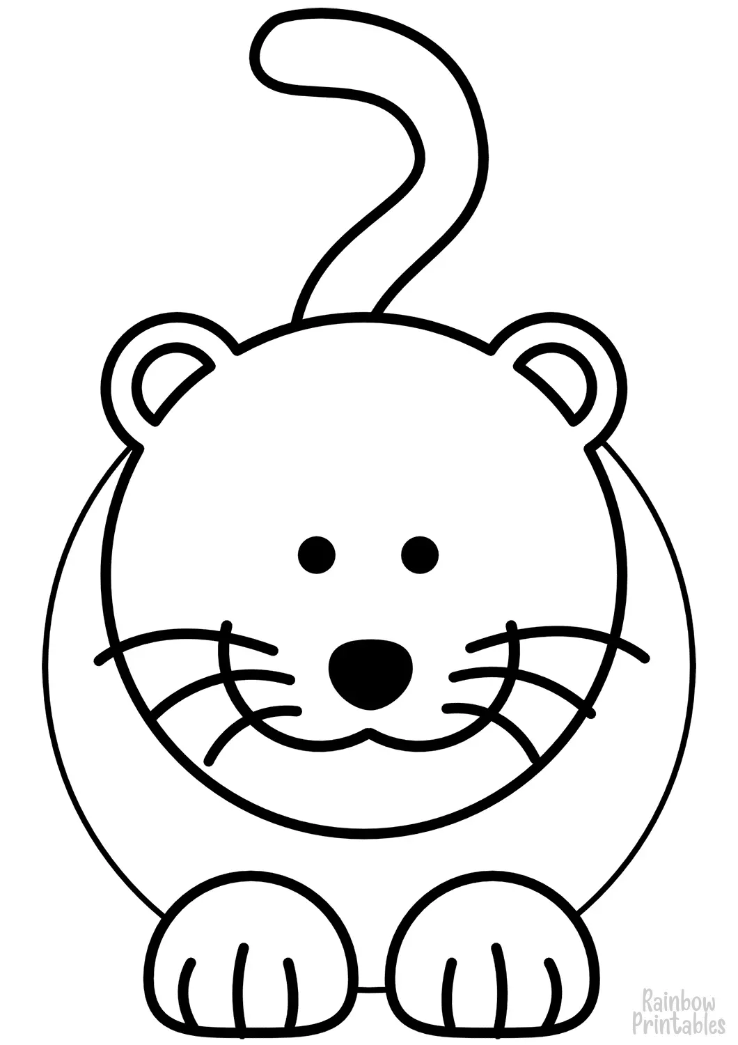 simple-EASY-cat-coloring-page-for-kids