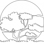 Free Scenery & Landscapes Coloring Pages