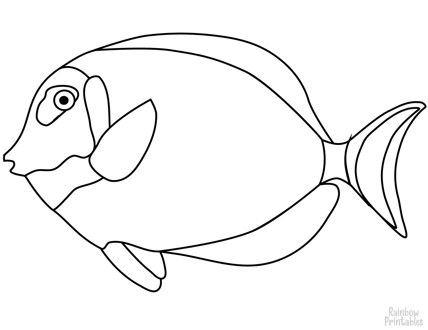 SIMPLE-EASY-line-drawings-tang-fish-coloring-page-for-kids