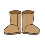 How To Draw Shoes: Ugg Boots (Step by Step Tutorial for Kids)