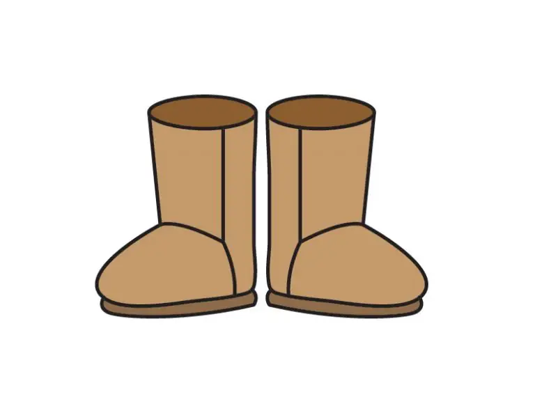How To Draw Shoes Ugg Boots (Step by Step Tutorial for Kids) Rainbow