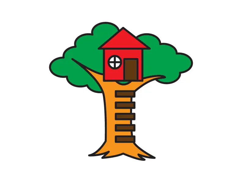 100,000 Tree house Vector Images | Depositphotos
