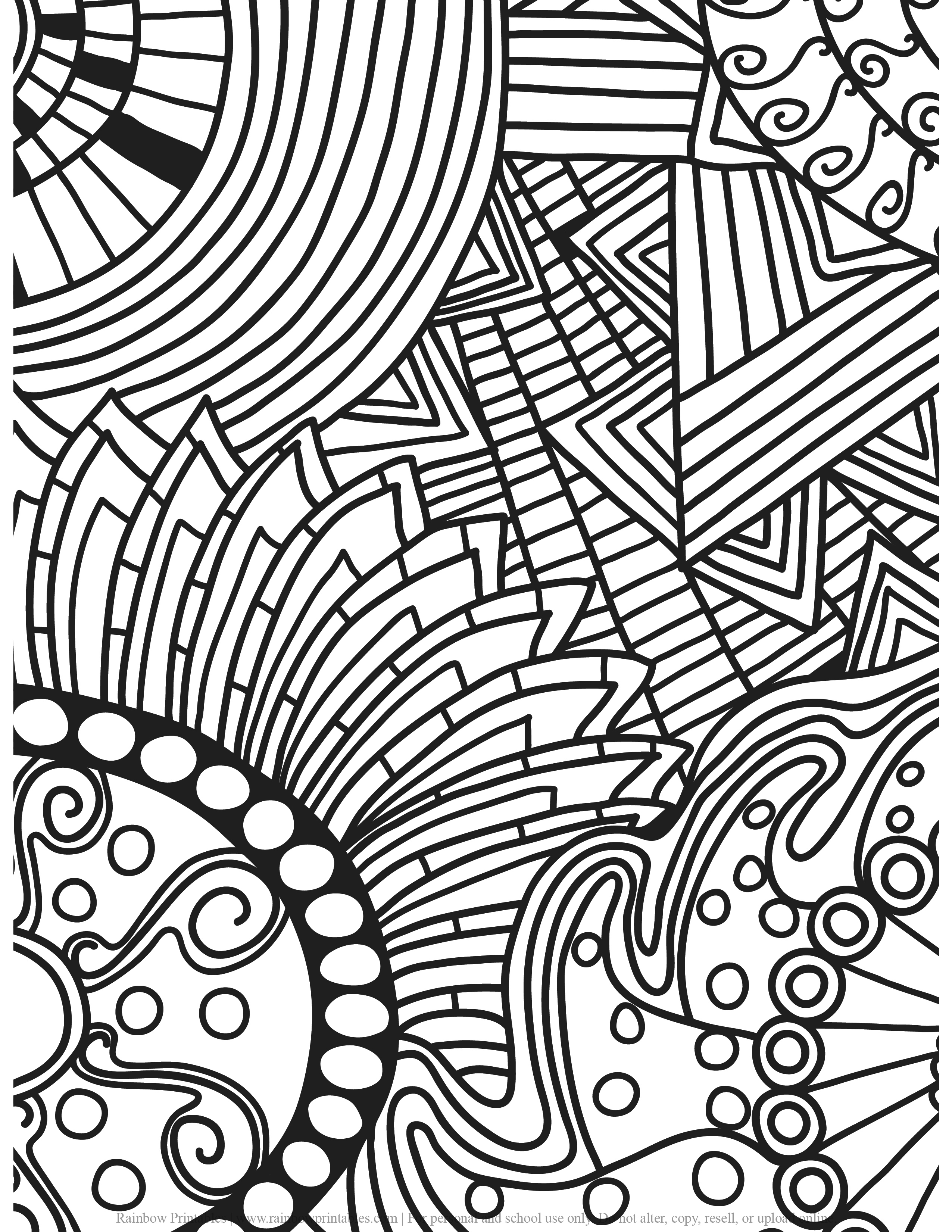 ADULT COLORING PAGES ANTI-STRESS RELIEF PRINTABLE MANDALA PATTERN GROWN UP RELAXING ACTIVITY PRINTABLE