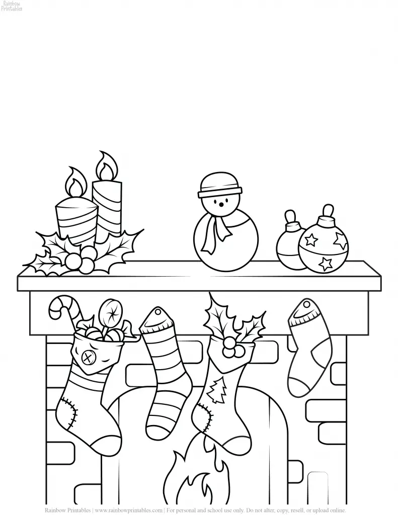 FREE CHRISTMAS HOLIDAY COLORING PAGES FOR KIDS, PRINTABLE XMAS BOREDOM BUSTER, SNOWFLAKE, REINDEER, CANDY CANE