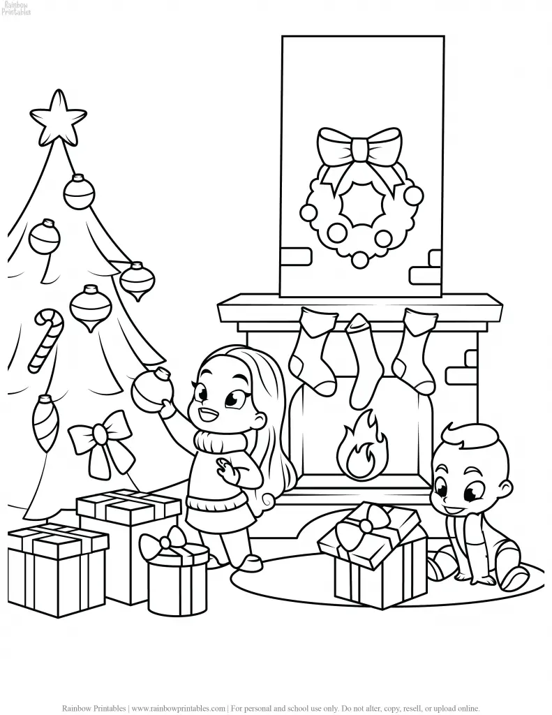 FREE CHRISTMAS HOLIDAY COLORING PAGES FOR KIDS, PRINTABLE XMAS BOREDOM BUSTER, SNOWFLAKE, REINDEER, CANDY CANE