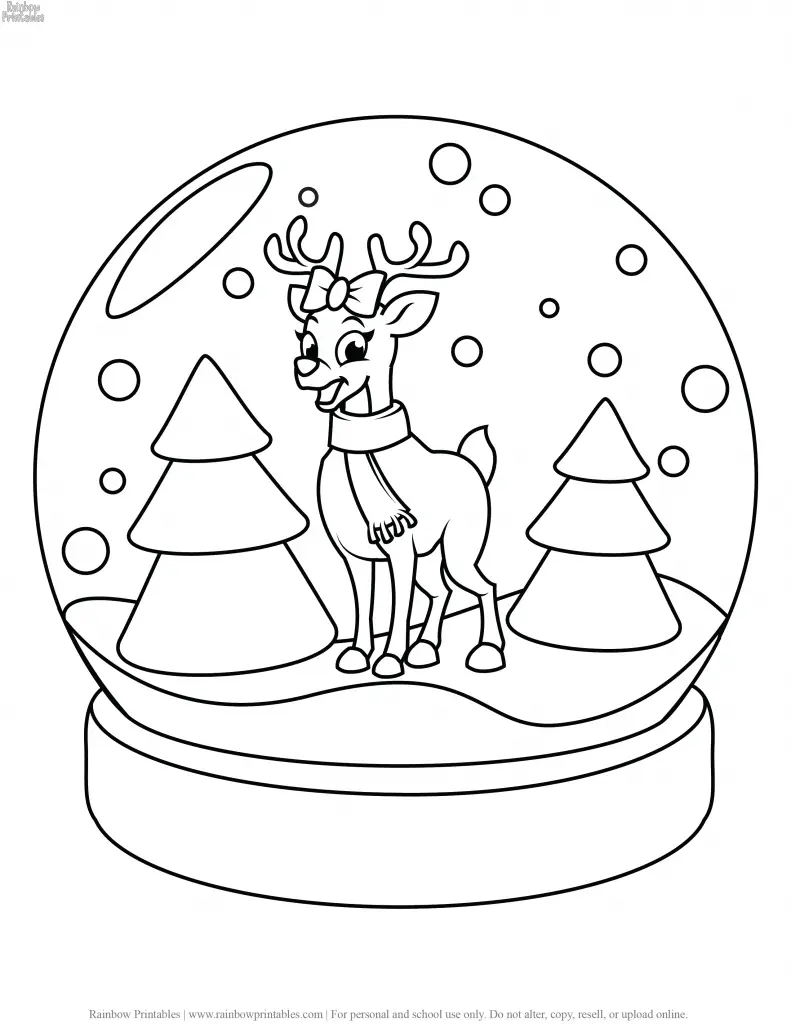 FREE CHRISTMAS HOLIDAY COLORING PAGES FOR KIDS, PRINTABLE XMAS BOREDOM BUSTER, SNOWFLAKE, REINDEER, CANDY CANE