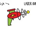 How To Draw a Cool Laser Raygun For Kids
