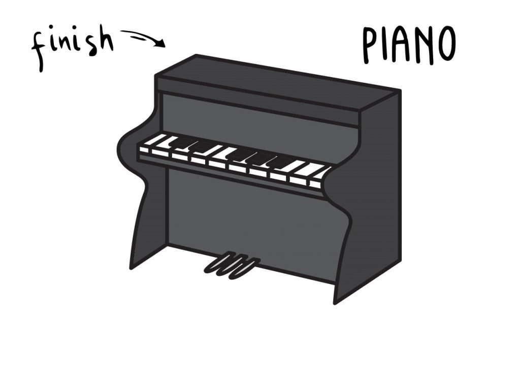 How to draw piano sharedwikiai