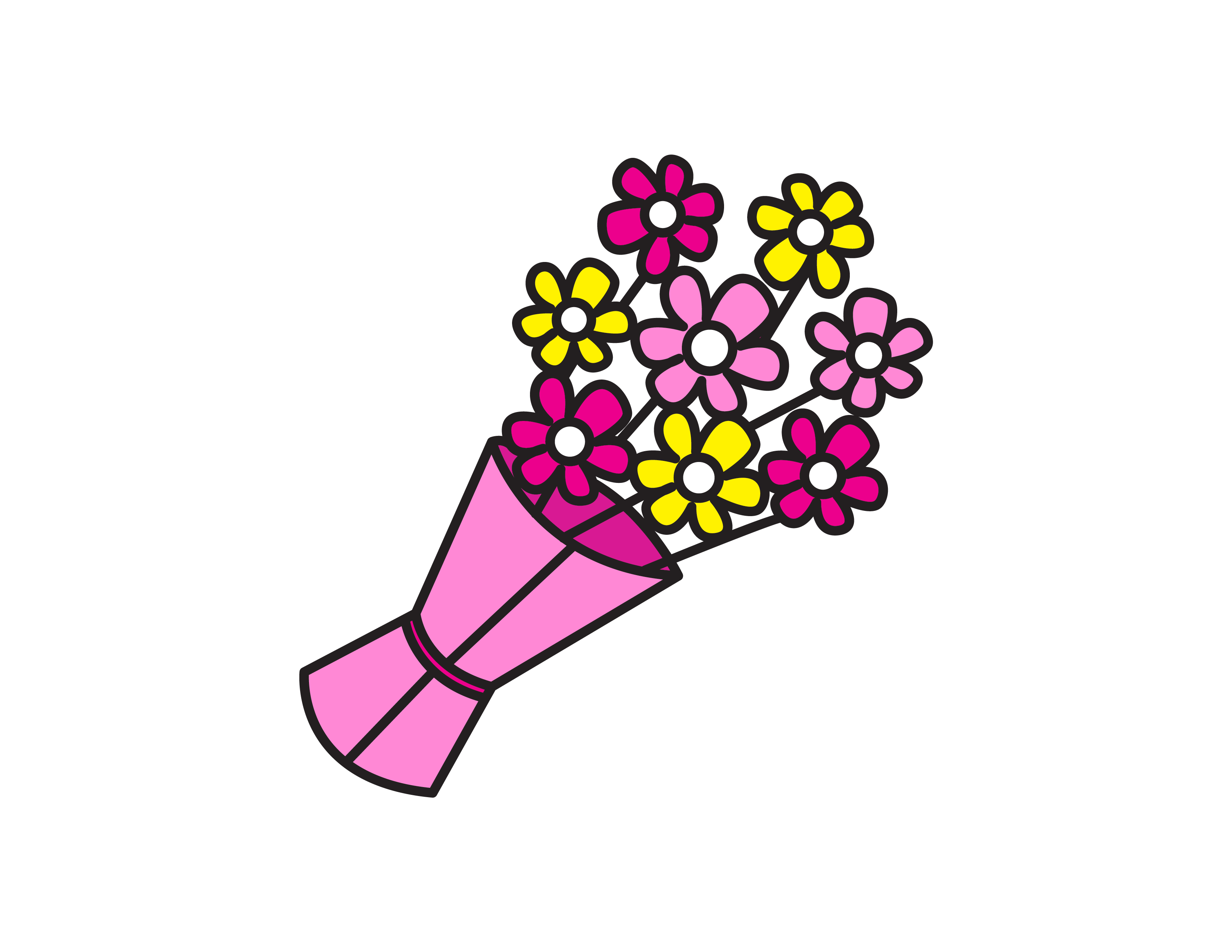 Flower Bouquet Sketch Stock Illustrations  88623 Flower Bouquet Sketch  Stock Illustrations Vectors  Clipart  Dreamstime