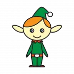 How To Draw a Cheerful Christmas Holiday Elf for Kids