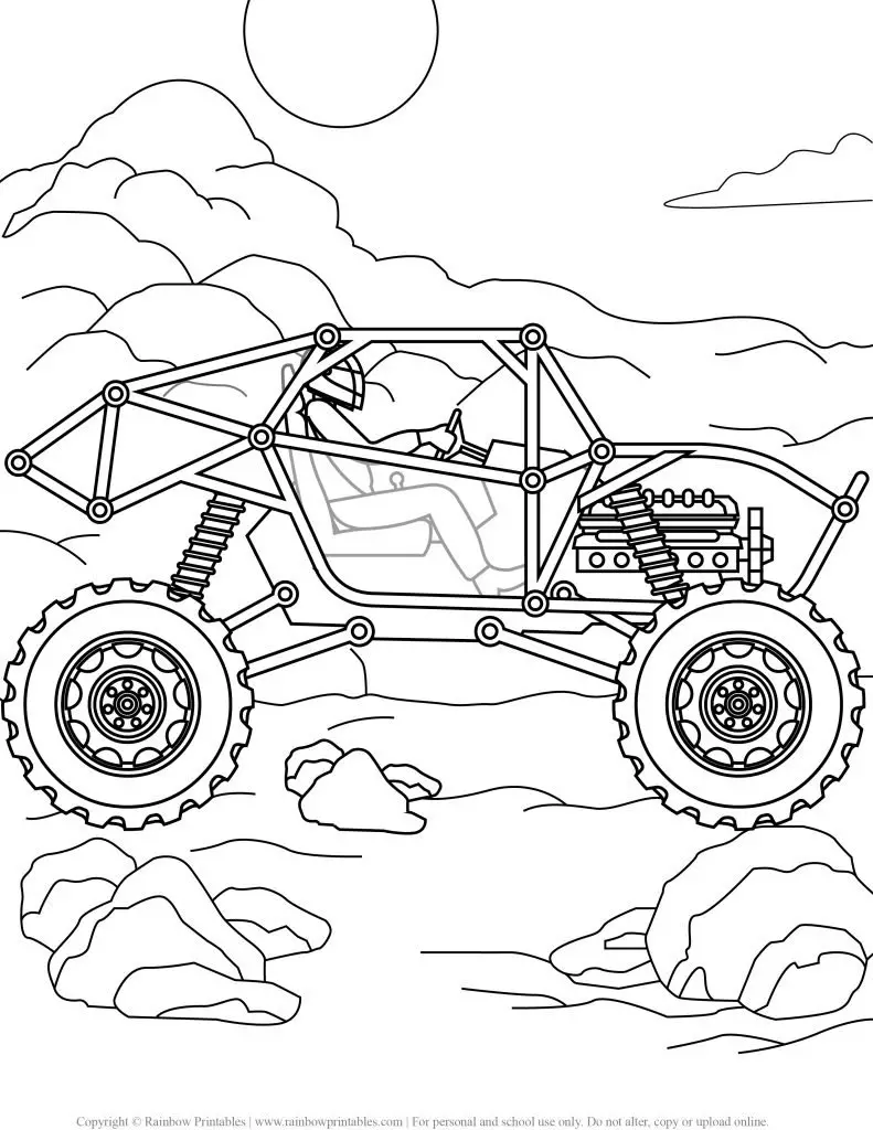 Monster Truck coloring pages, hot wheels, grave digger, jam, games drawing, monster truck party madness, coloring pages for boys, logo, USA America illustration (2)