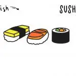 Learning To Draw...Sushi & Nigiri! Easy Step By Step Tutorial Guide
