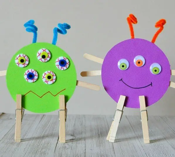 recycled CD monsters