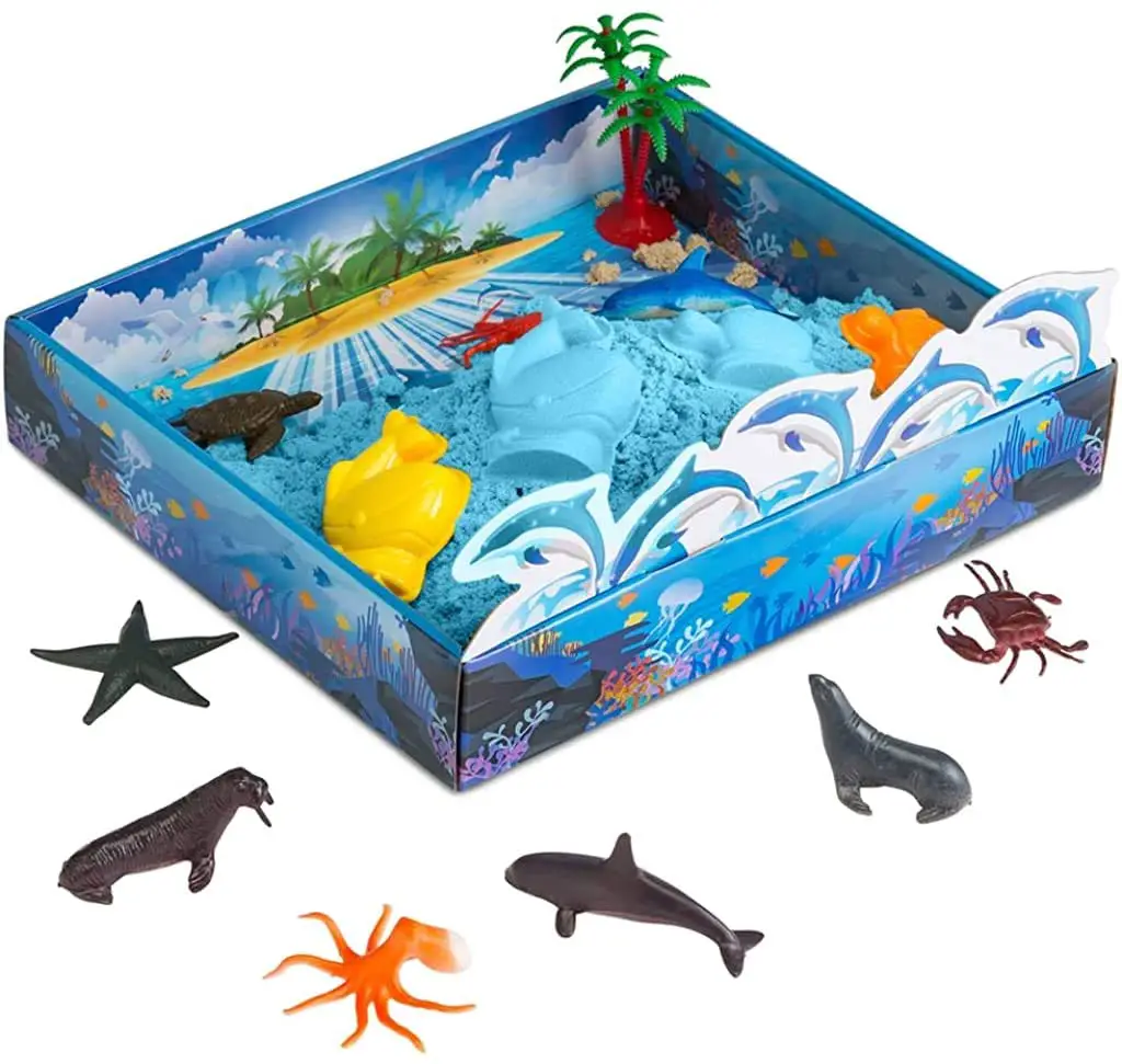 3D Sandbox Sea Creatures Diorama Set 