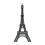 How To Draw The Eiffel Tower - Simple & Easy Illustration Guide for Kids