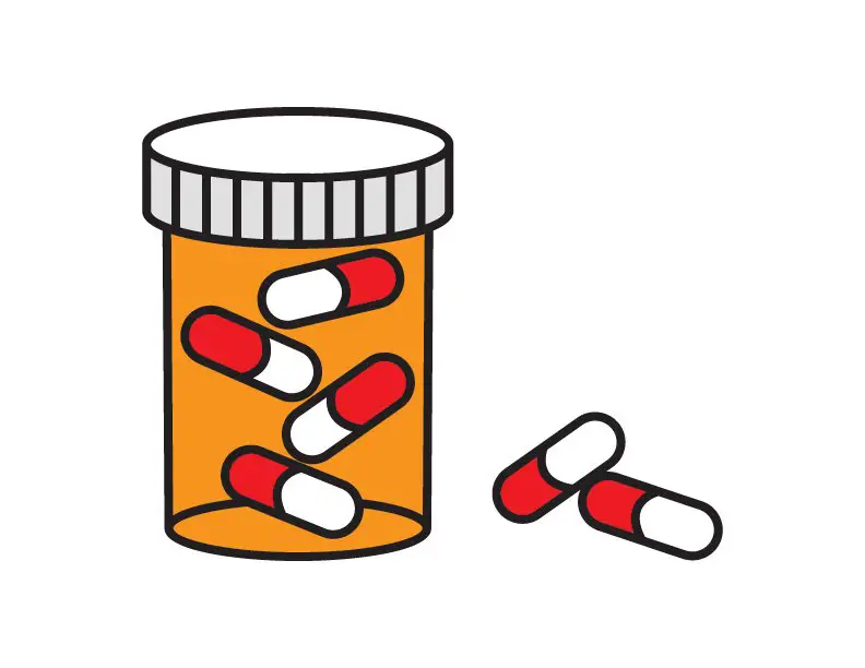 drawing of a pill bottle remediationplansforstudents