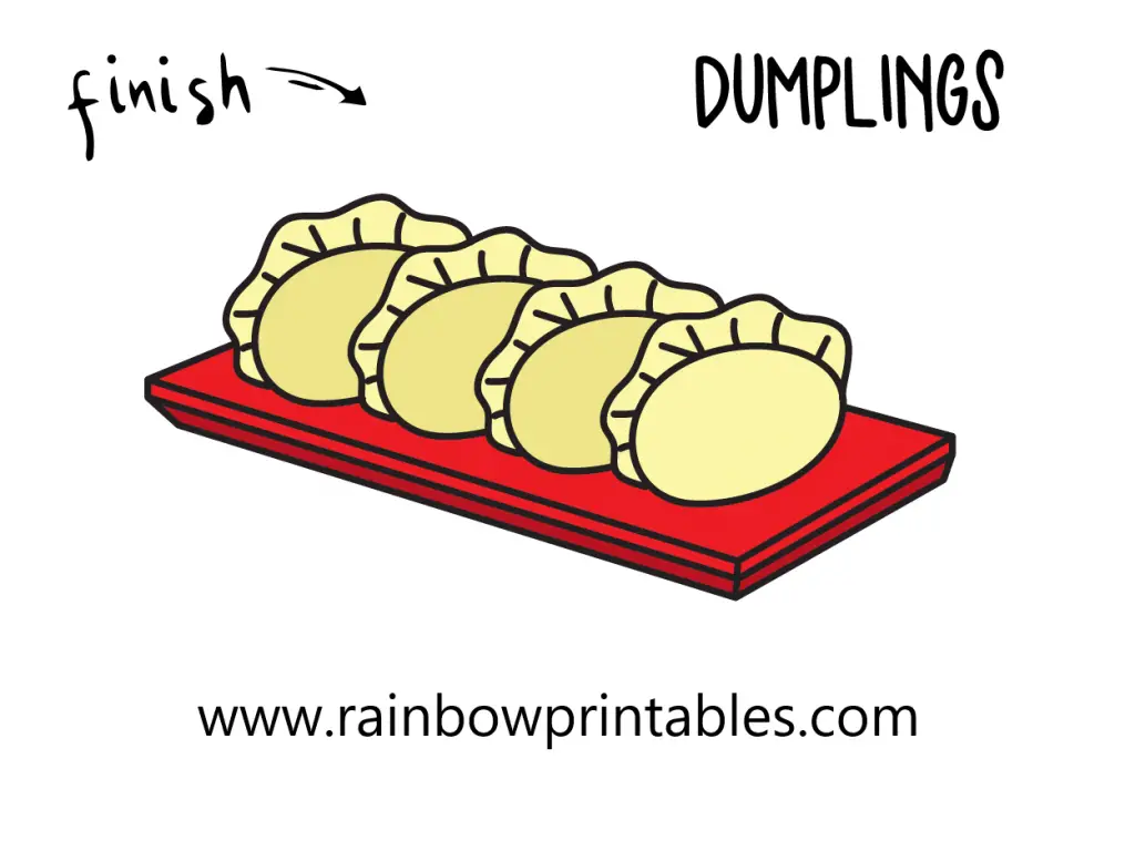 How To Draw A Dumpling