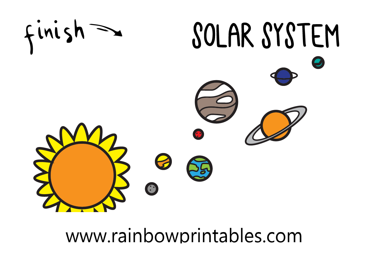 How To Draw Our Solar System Easy Simple Step By Step Guide for Kids