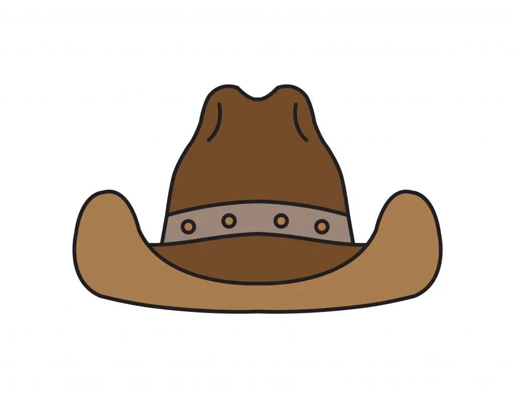How To Draw a Gallon Cowboy Hat (Simple Steps Cartoon Tutorial for Kids