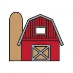 How To Draw a Big Red Barn - Easy Farming Doodles for Kids