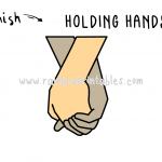 How To Draw: Holding Hands - Easy, Simple Line Drawing Art Tutorial For Kids