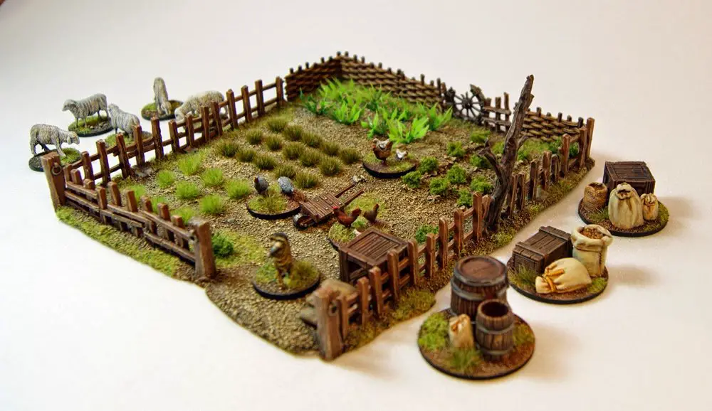 Mini Rural Terrains Diorama Idea