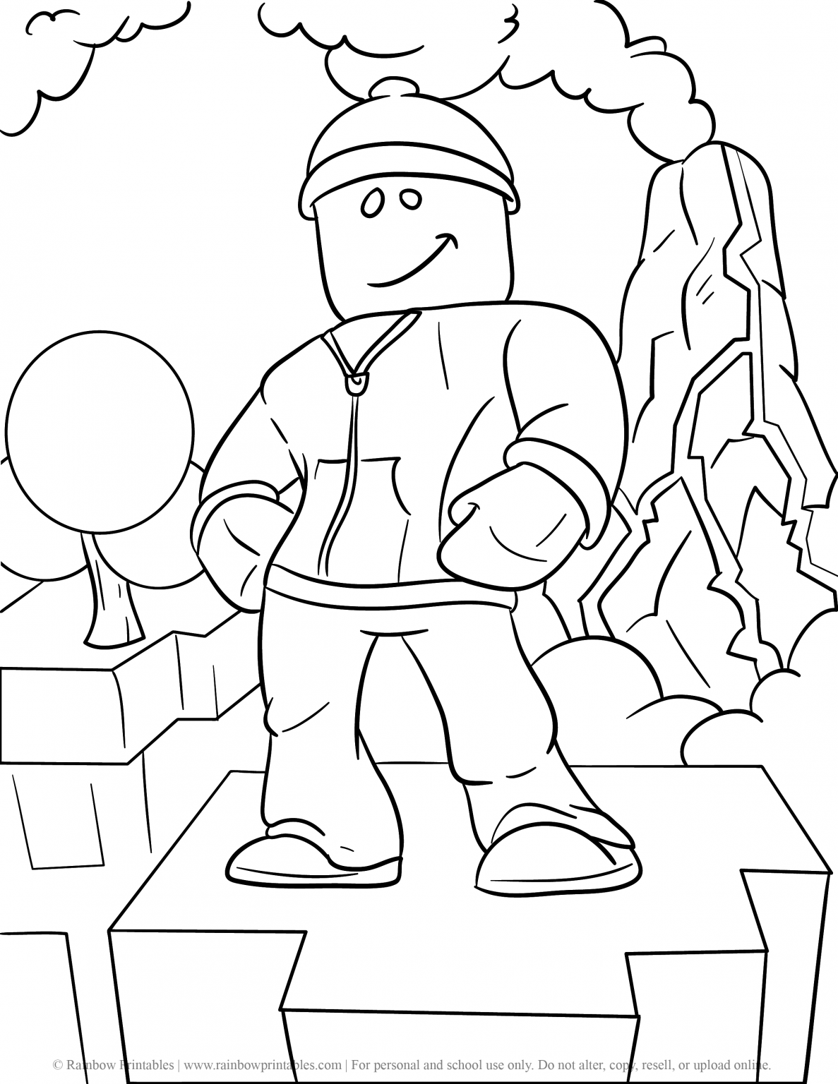 Roblox coloring page 10