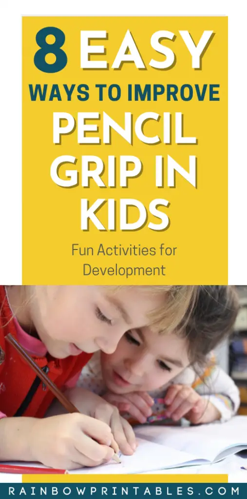 8 Ways to Improve Pencil Grip in Kids (Beginner Drawing Lesson Tips ...