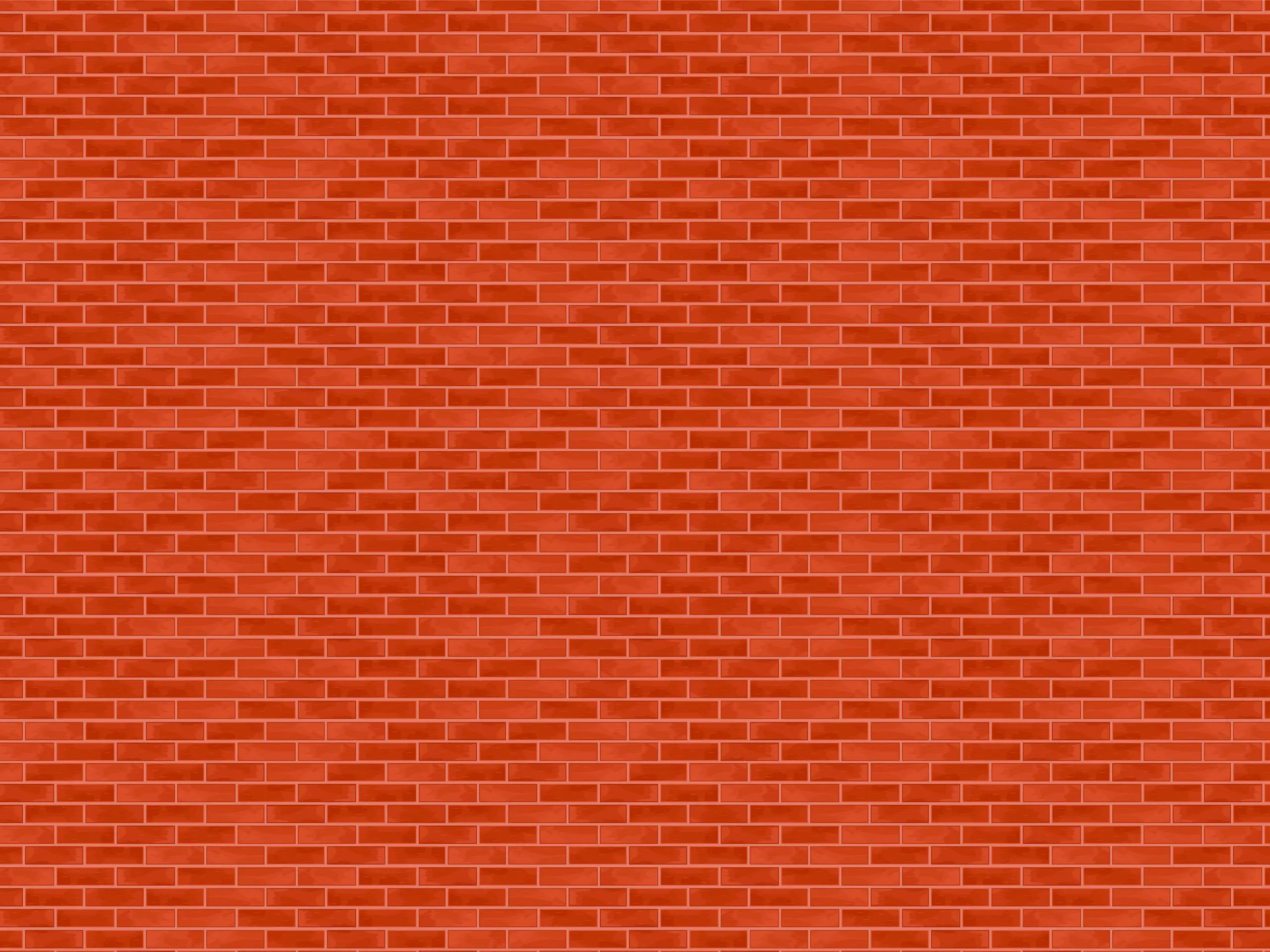 Red Brick Pattern Dollhouse Wallpaper Printable Realistic Outdoor