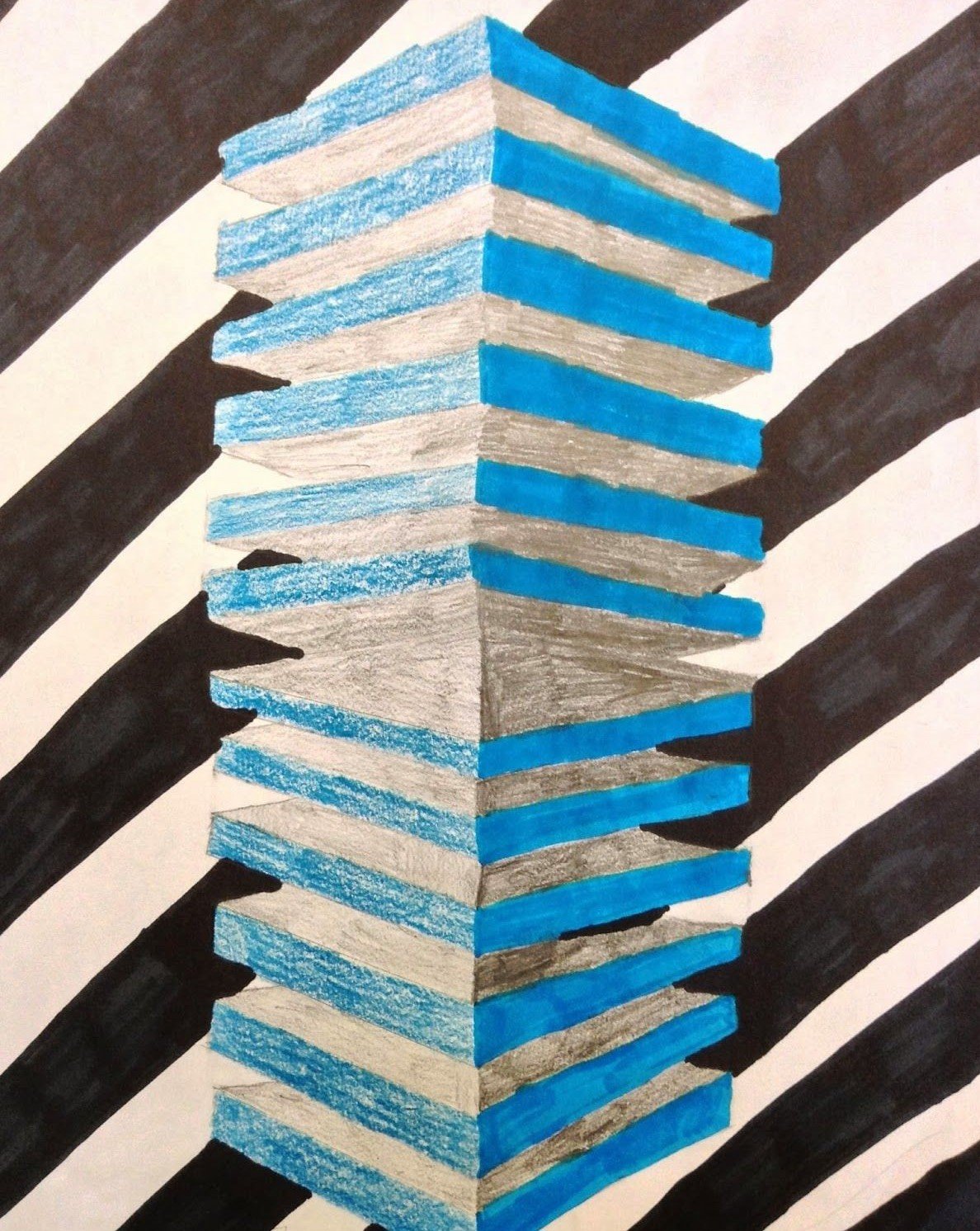 15 Illusion Art Examples | Psychedelic Art Ideas For Kids - Rainbow ...