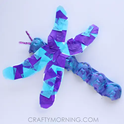 Buzzing Dragonfly Egg Carton Craft