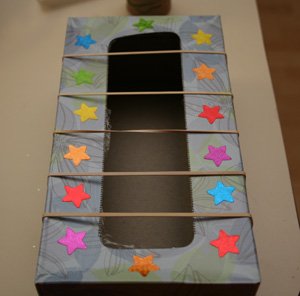 Creative Tissue Box Guitar Craft