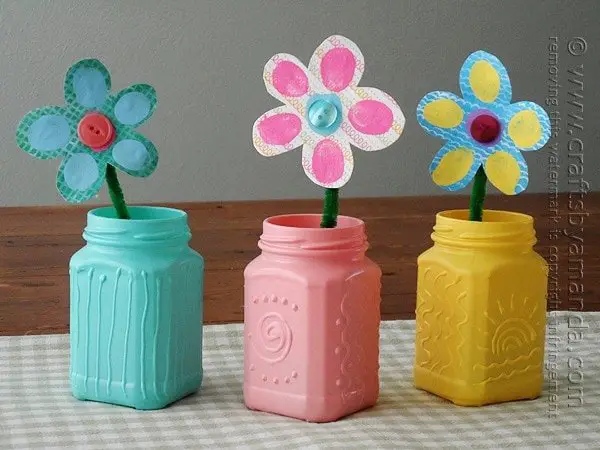 Useful Pastel-Colored Spring Jars Idea